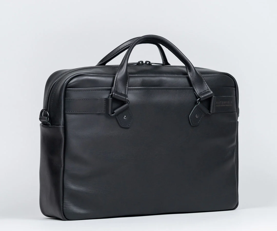 Executive Leather Laptop Briefcase - Image 15