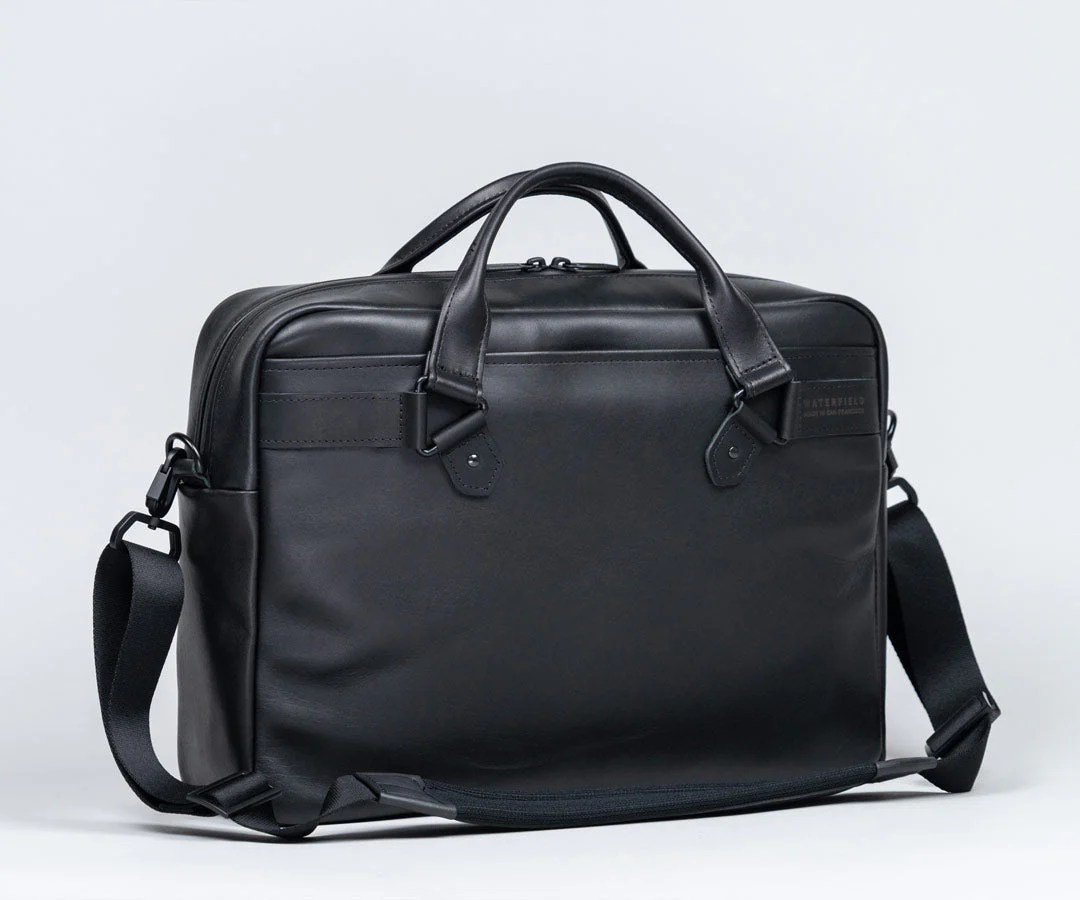 Executive Leather Laptop Briefcase - Image 9