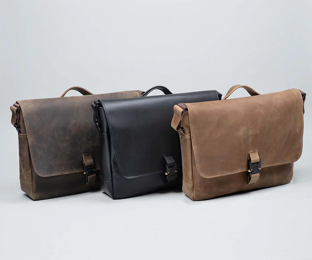 Executive Leather Messenger - Image 11